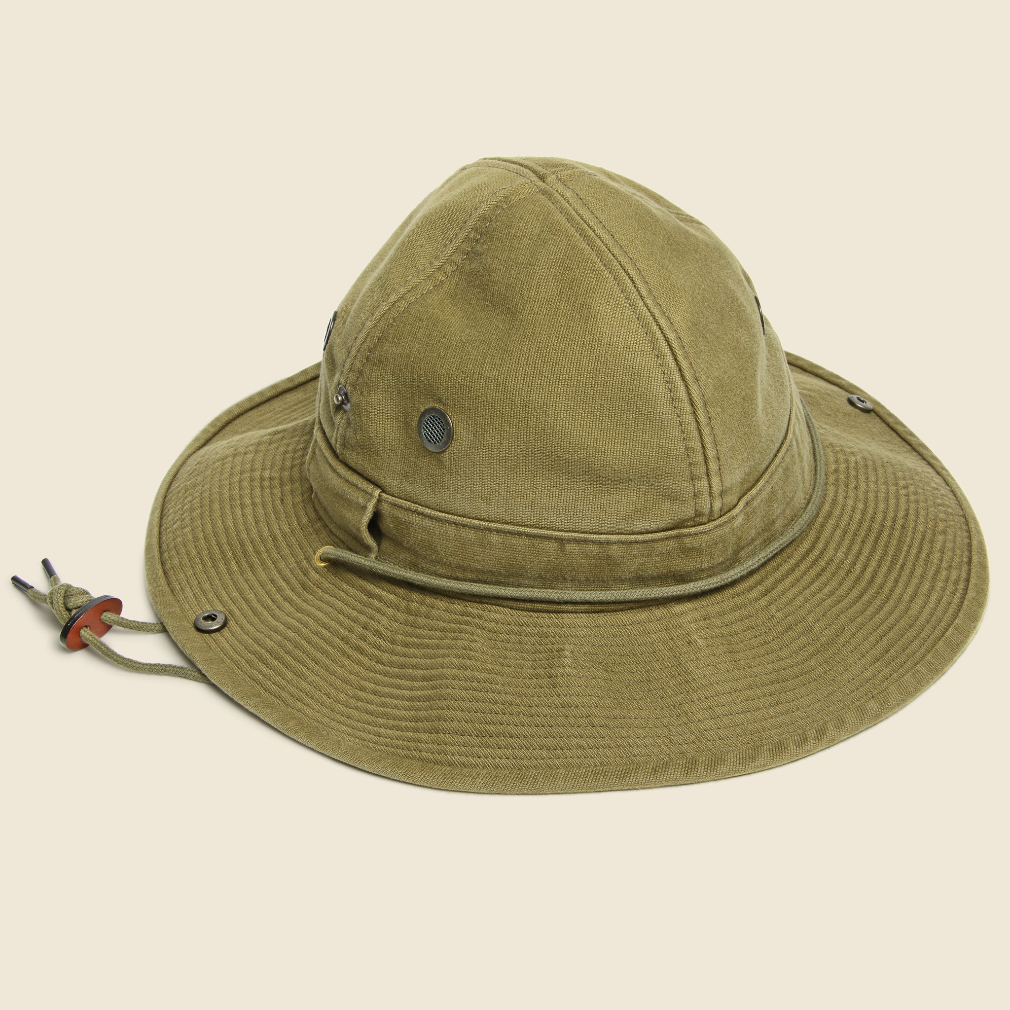 Jungle Cloth Boonie Hat - Dark Khaki - RRL - STAG Provisions - Accessories - Hats