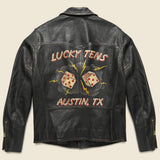 The "Lucky Tens" Hand-Painted Leather Jacket for STAG - RRL - STAG Provisions - Outerwear - Coat / Jacket