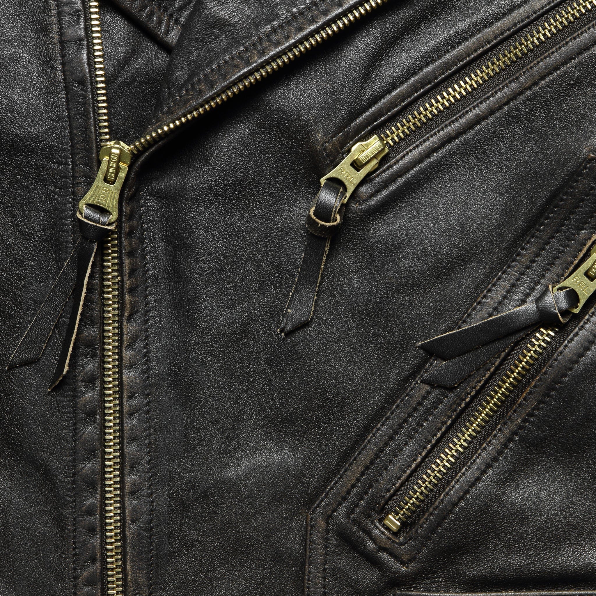 
                          The "Lucky Tens" Hand-Painted Leather Jacket for STAG - RRL - STAG Provisions - Outerwear - Coat / Jacket
                        
