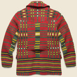 Birdseye Jacquard Sweater Jacket - Red - RRL - STAG Provisions - Outerwear - Coat / Jacket