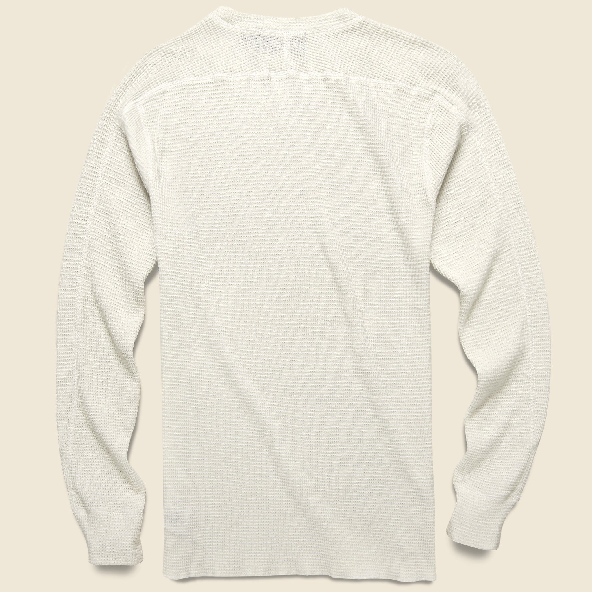 
                          Waffle Crewneck - Paper White - RRL - STAG Provisions - Tops - L/S Knit
                        