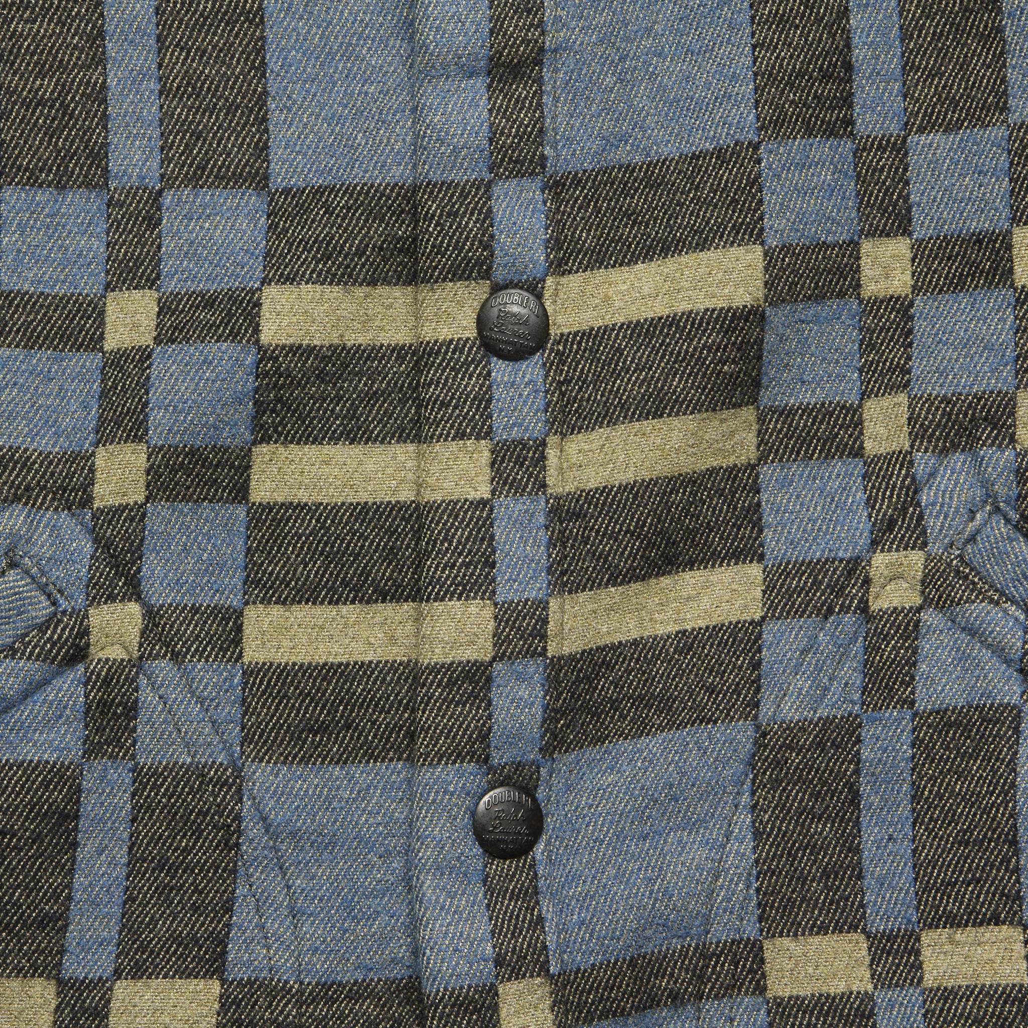 
                          Jacquard Overshirt - Blue/Black - RRL - STAG Provisions - Tops - L/S Woven - Overshirt
                        