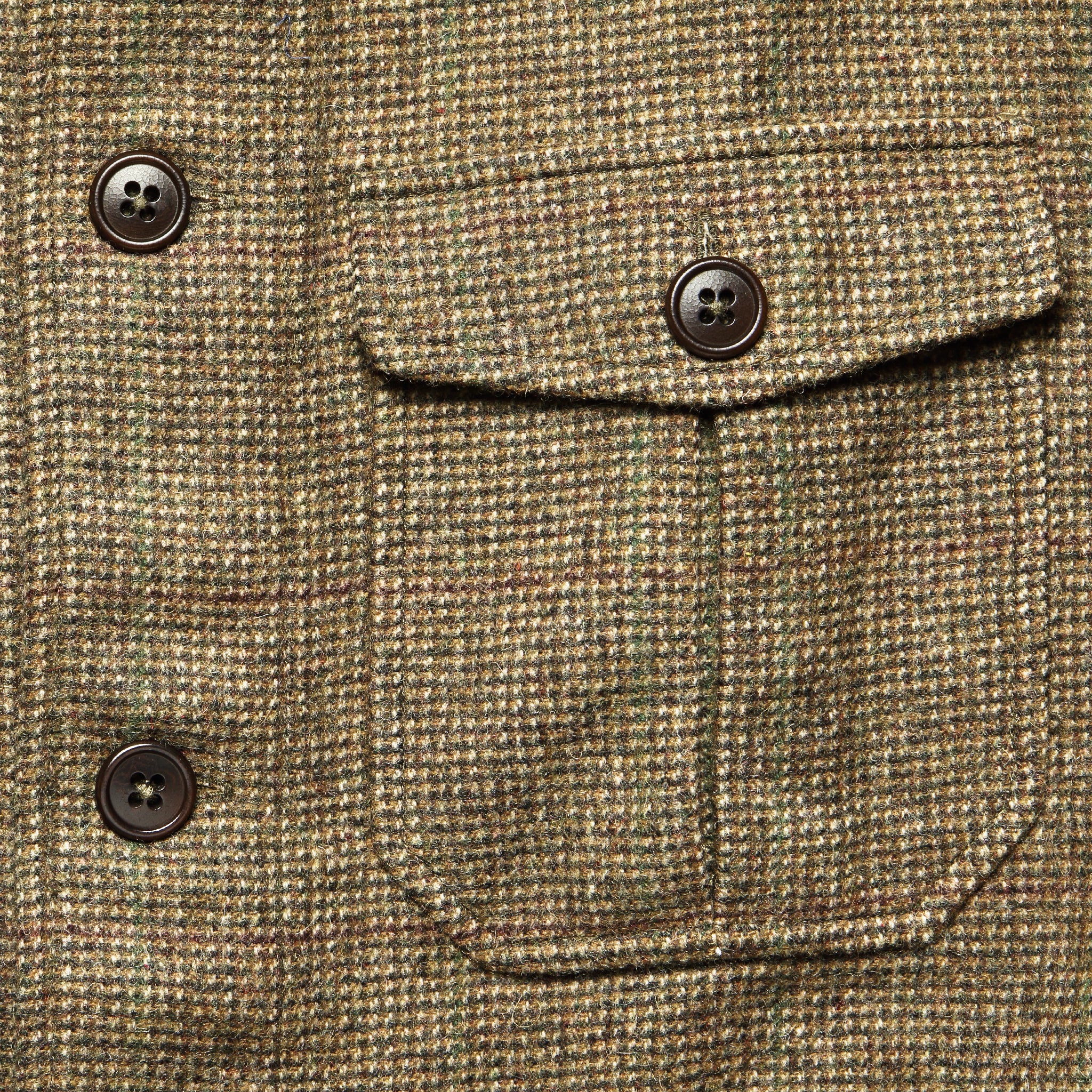 
                          Branson Tweed Overshirt - Whiskey/Olive - RRL - STAG Provisions - Outerwear - Shirt Jacket
                        