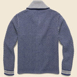 Shawl Cardigan - Navy/Vintage Cream - RRL - STAG Provisions - Tops - Sweater