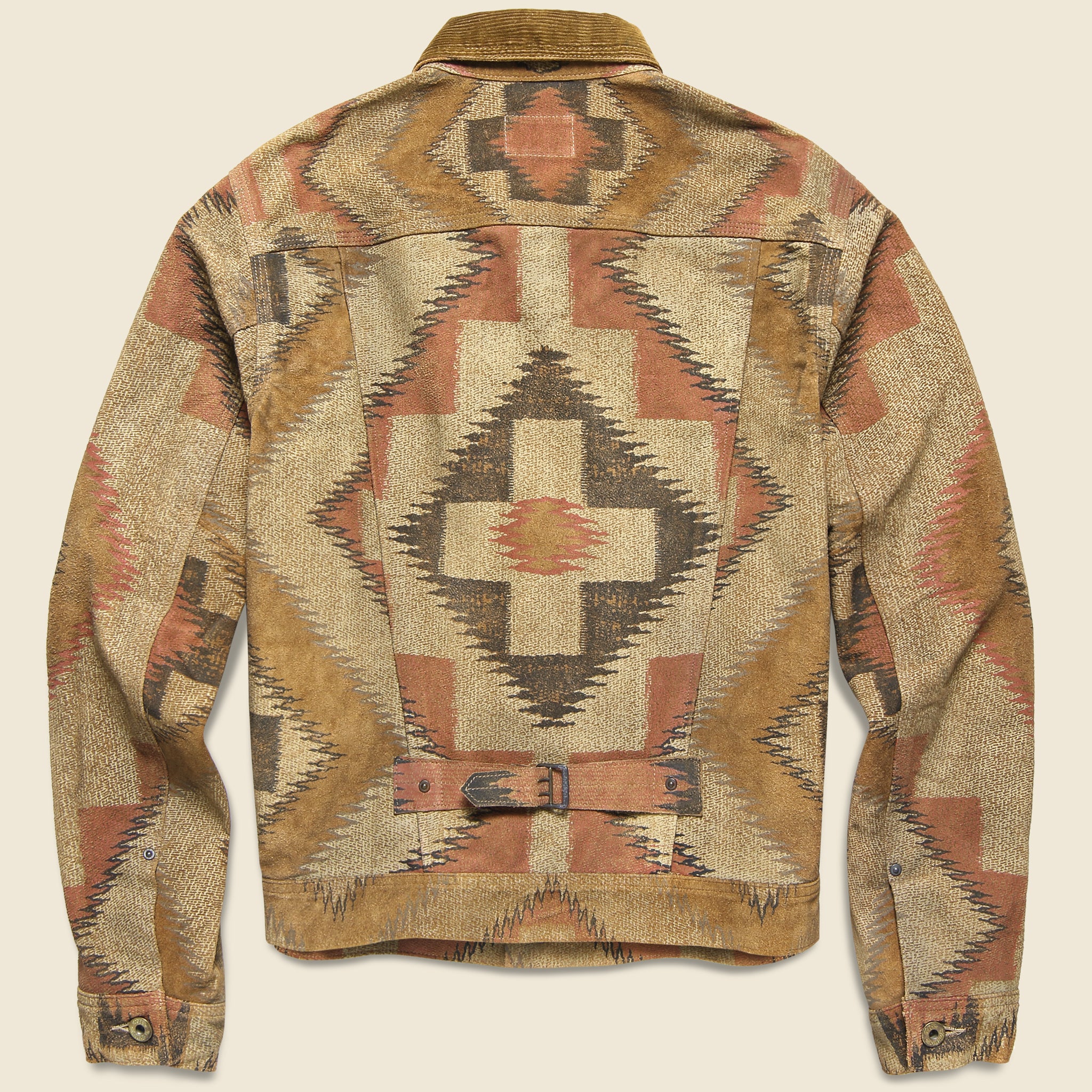 
                          Limited-Edition Roughout Suede Jacket - Tan/Multi - RRL - STAG Provisions - Outerwear - Shirt Jacket
                        