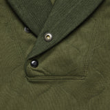 Quilted Jersey Pullover - Olive - RRL - STAG Provisions - Tops - Fleece / Sweatshirt