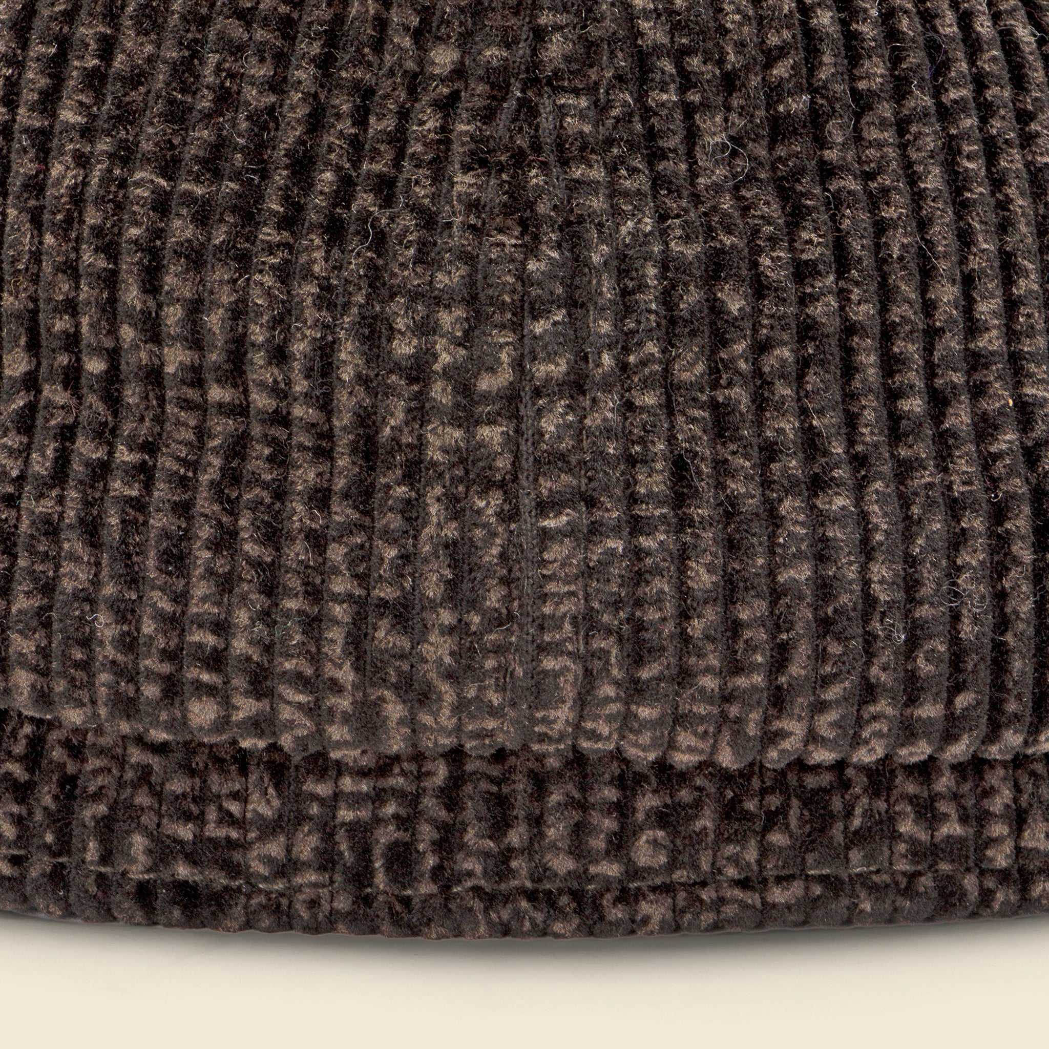 6 Panel Corduroy Newsboy Cap - Black/Brown - RRL - STAG Provisions - Accessories - Hats