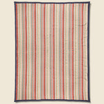 Cotton Jacquard Camp Blanket -  Red/Blue/Multi - RRL - STAG Provisions - Home - Bed - Blanket
