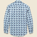 Universal Plaid Flannel Camp Shirt - Dark Blue/Blue - RRL - STAG Provisions - Tops - L/S Woven - Plaid