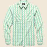 Farrell Flannel Workshirt - Green/Cream - RRL - STAG Provisions - Tops - L/S Woven - Plaid