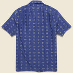 2 Pocket Ranch Brand Camp Shirt - Dark Indigo - RRL - STAG Provisions - Tops - S/S Woven - Other Pattern