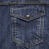 Denim Sherpa Type 3 Trucker Jacket - Freemont Wash - RRL - STAG Provisions - Outerwear - Coat / Jacket