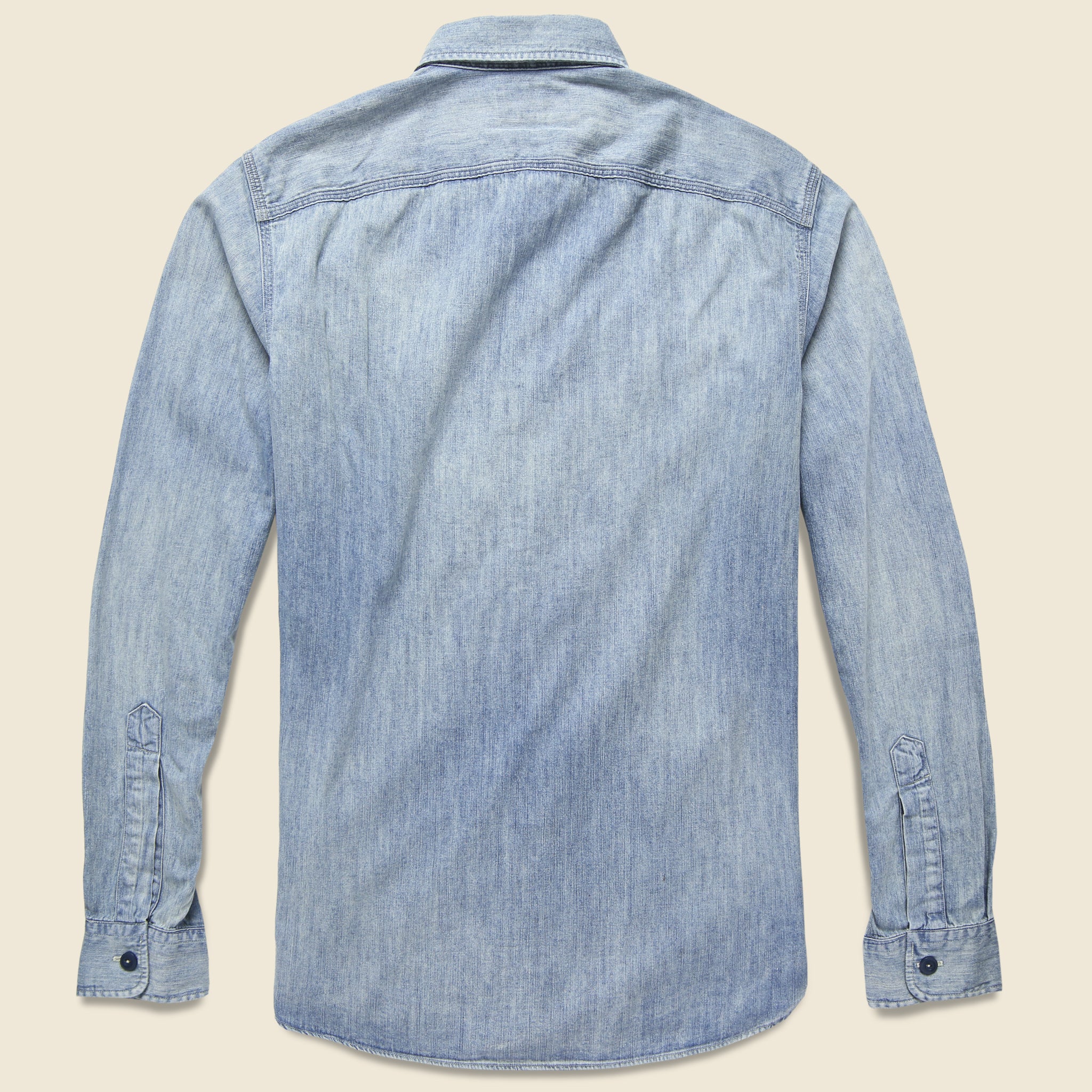 
                          Lee Denim Workshirt - Indigo - RRL - STAG Provisions - Tops - L/S Woven - Solid
                        