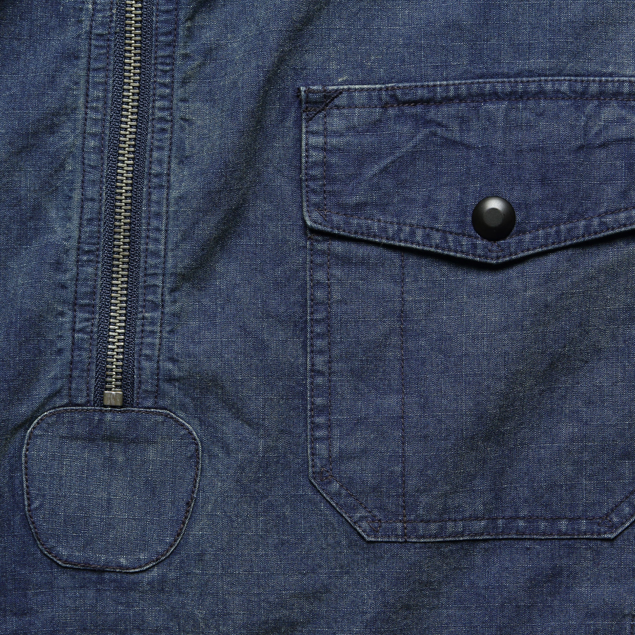 
                          Clifton PO Ripstop Windbreaker - Indigo - RRL - STAG Provisions - Outerwear - Coat / Jacket
                        