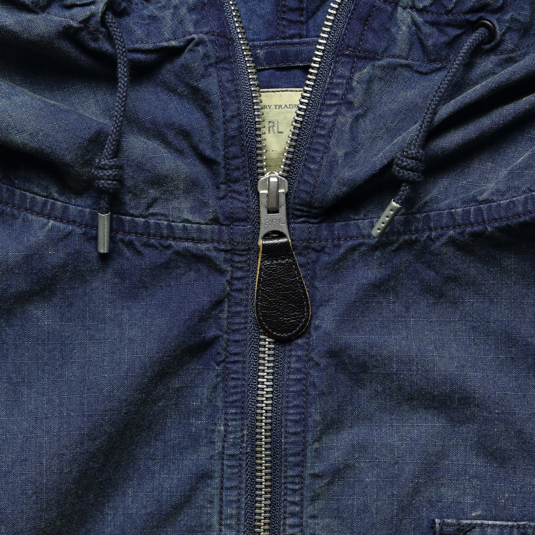 
                          Clifton PO Ripstop Windbreaker - Indigo - RRL - STAG Provisions - Outerwear - Coat / Jacket
                        