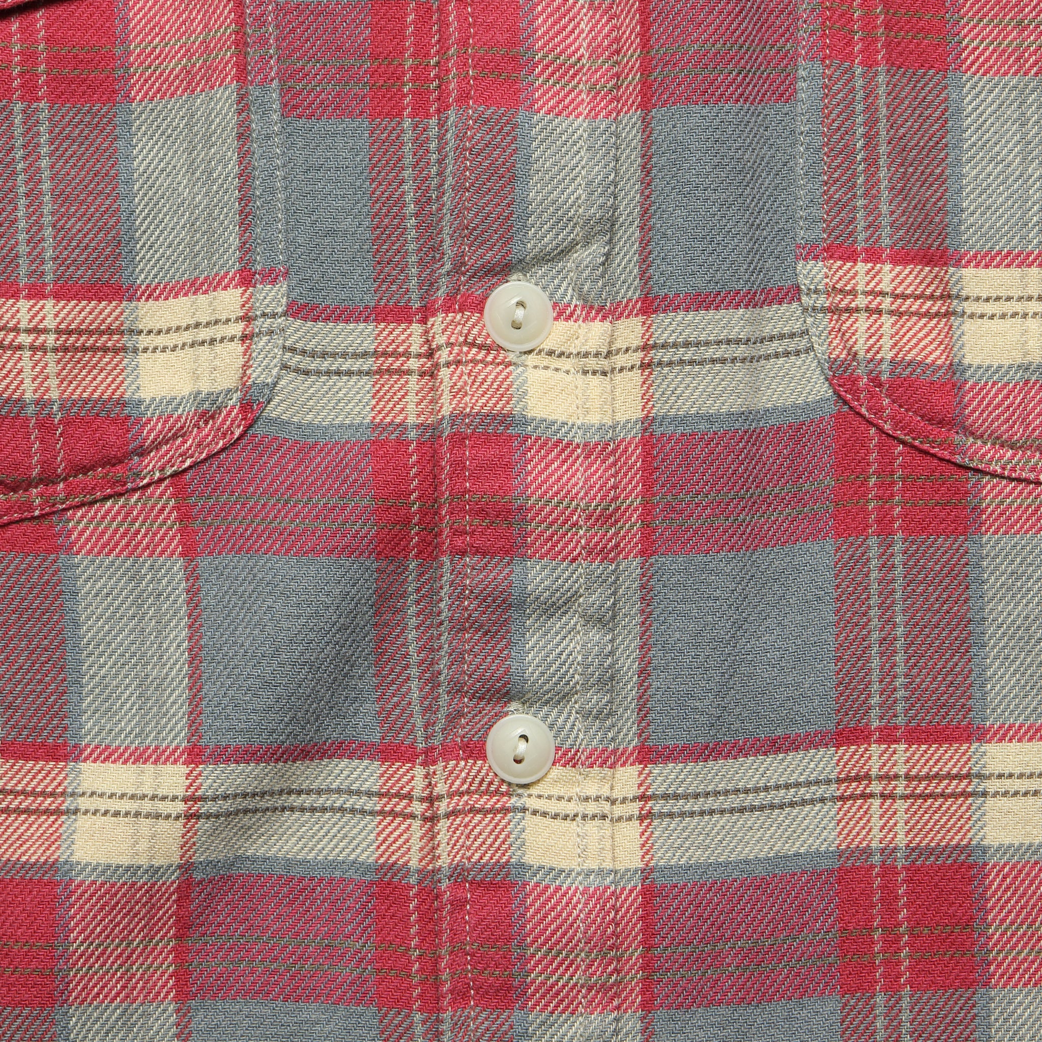 Lee Plaid Twill Workshirt - Red/Indigo - RRL - STAG Provisions - Tops - L/S Woven - Plaid