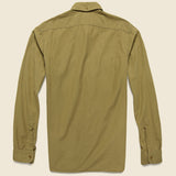 Clayton Sateen Military Shirt - Desert Tan - RRL - STAG Provisions - Tops - L/S Woven - Solid