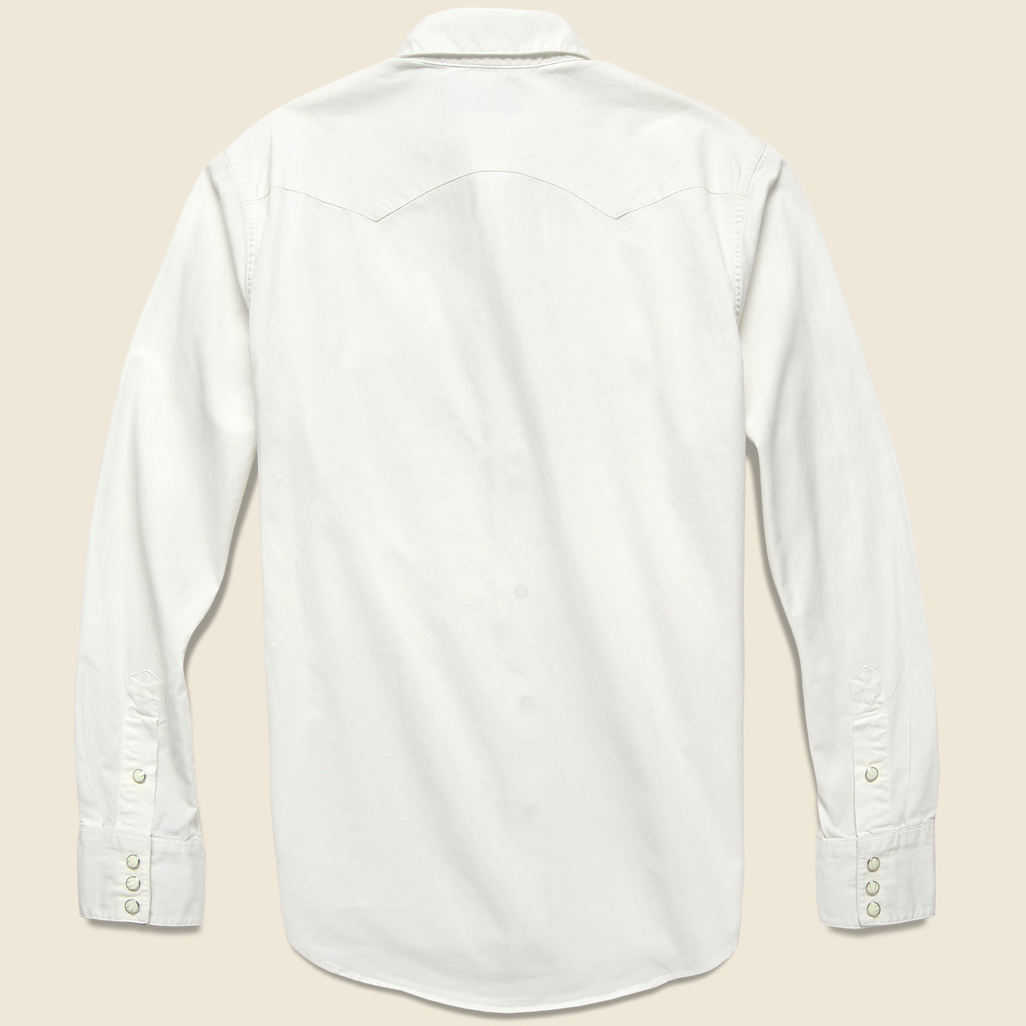 
                          Slim Fit Lightweight Western Shirt - White - RRL - STAG Provisions - Tops - L/S Woven - Solid
                        