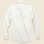 Slim Fit Lightweight Western Shirt - White - RRL - STAG Provisions - Tops - L/S Woven - Solid