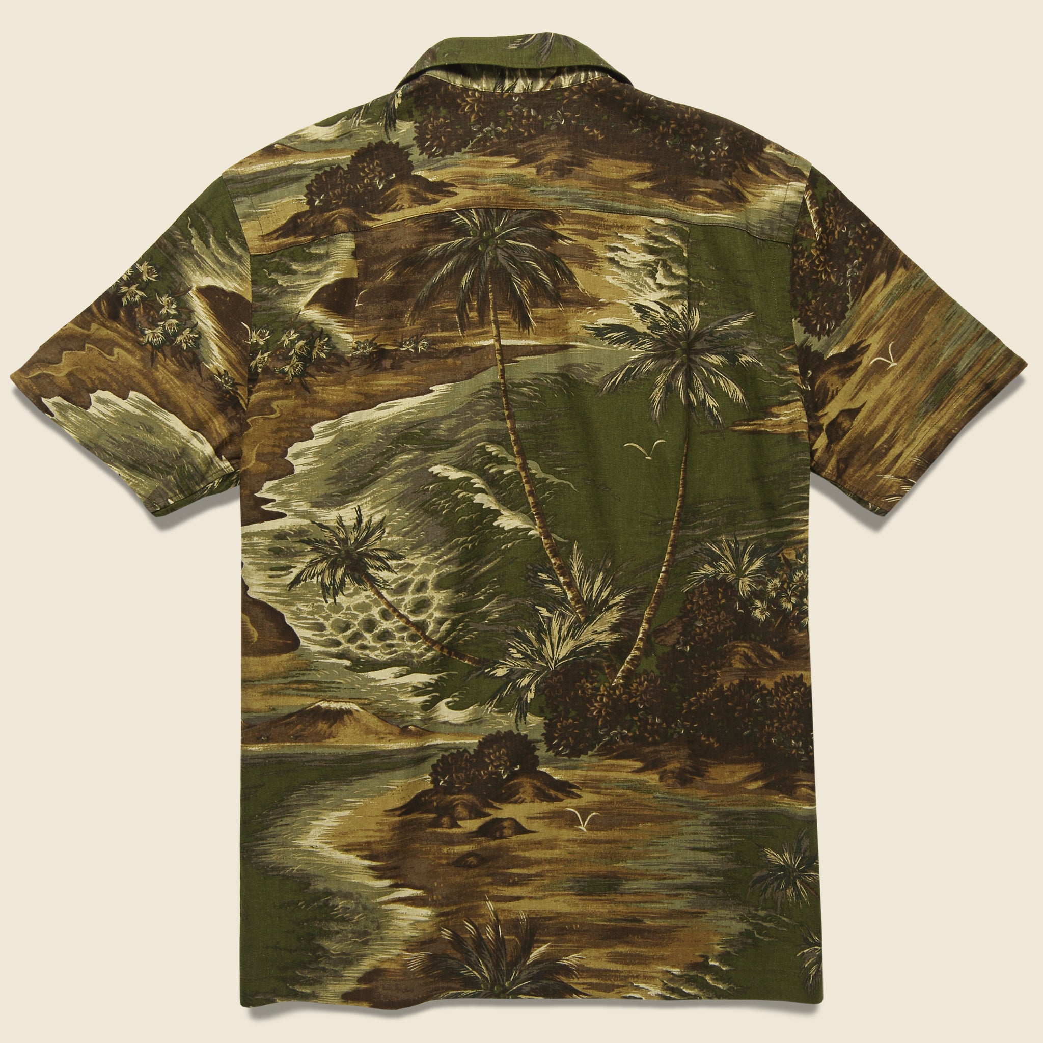 
                          Aloha Camp Shirt - Olive Multi - RRL - STAG Provisions - Tops - S/S Woven - Other Pattern
                        