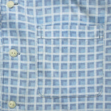 Plaid-Print Jersey Camp Shirt - Indigo - RRL - STAG Provisions - Tops - L/S Knit