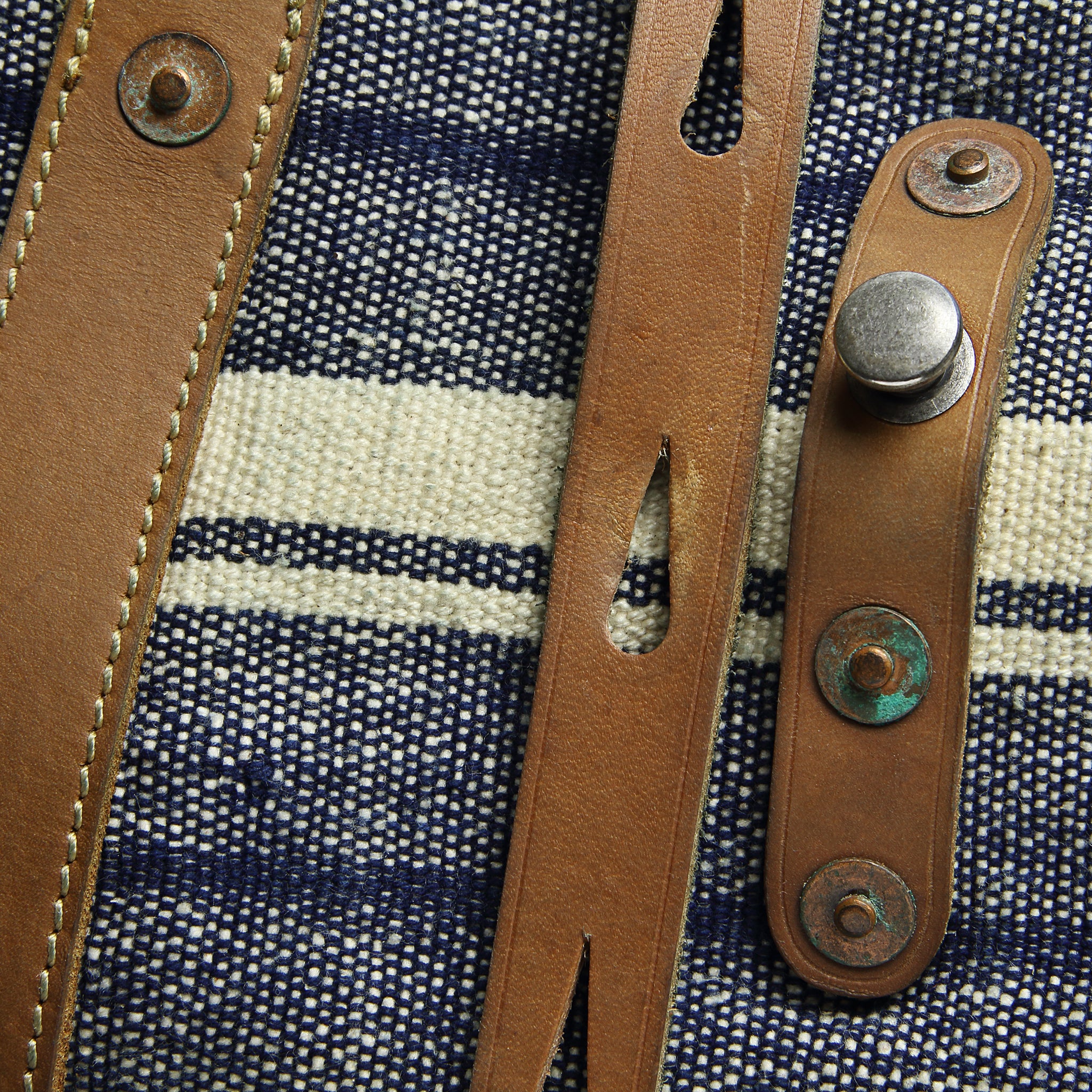 
                          Murphy Canvas Tote - Indigo/Tan - RRL - STAG Provisions - Accessories - Bags / Luggage
                        