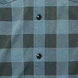 Plaid-Print Jersey Workshirt - Blue/Black - RRL - STAG Provisions - Tops - L/S Woven - Plaid