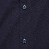 Indigo Seersucker Camp Shirt - Dark Indigo - RRL - STAG Provisions - Tops - S/S Woven - Other Pattern