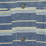 Striped Guayabera Camp Shirt - Indigo Stripe - RRL - STAG Provisions - Tops - S/S Woven - Stripe
