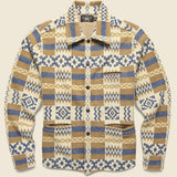 Sweater Workshirt - Brown Cream Multi - RRL - STAG Provisions - Tops - L/S Woven - Overshirt