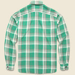 Plaid Twill Matlock Workshirt - Green/Grey - RRL - STAG Provisions - Tops - L/S Woven - Plaid