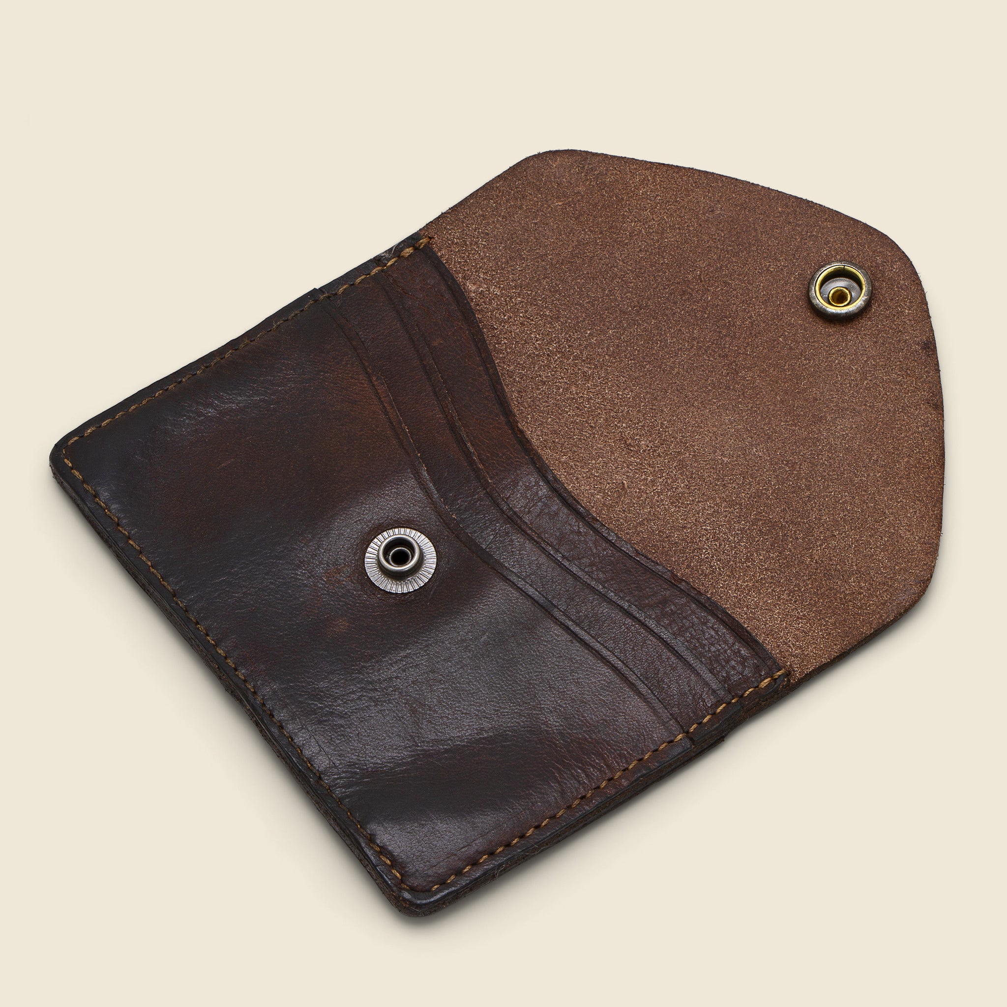 
                          Concha Card Wallet - Brown - RRL - STAG Provisions - Accessories - Wallets
                        