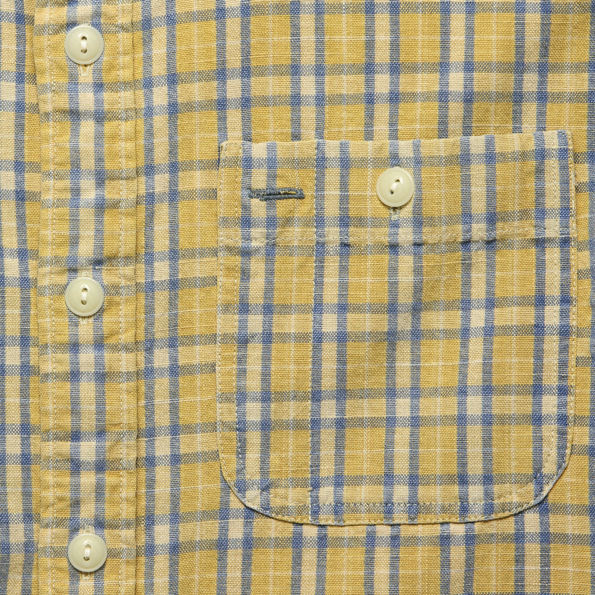 
                          Cody Workshirt - Yellow/Indigo - RRL - STAG Provisions - Tops - L/S Woven - Plaid
                        