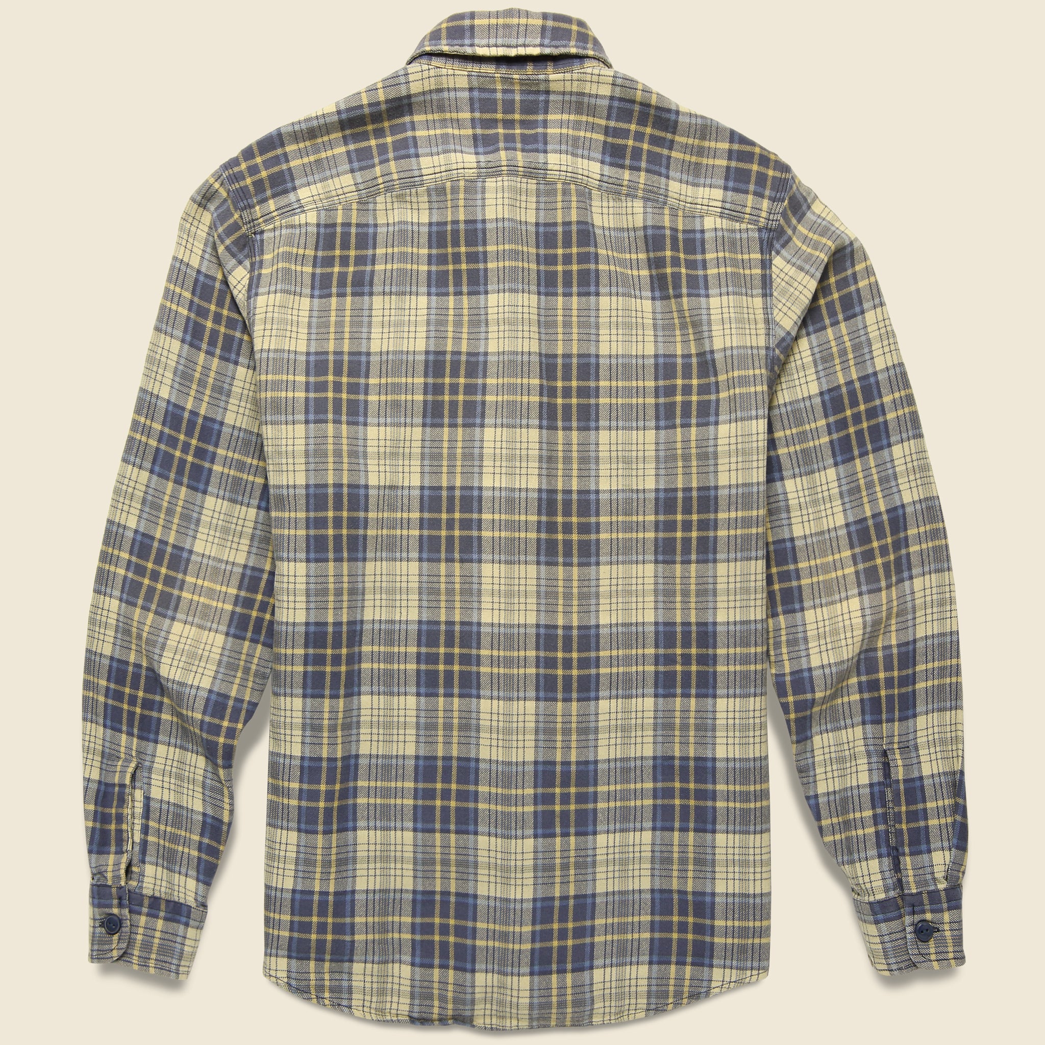 
                          Matlock Workshirt - Faded Blue/Yellow - RRL - STAG Provisions - Tops - L/S Woven - Plaid
                        