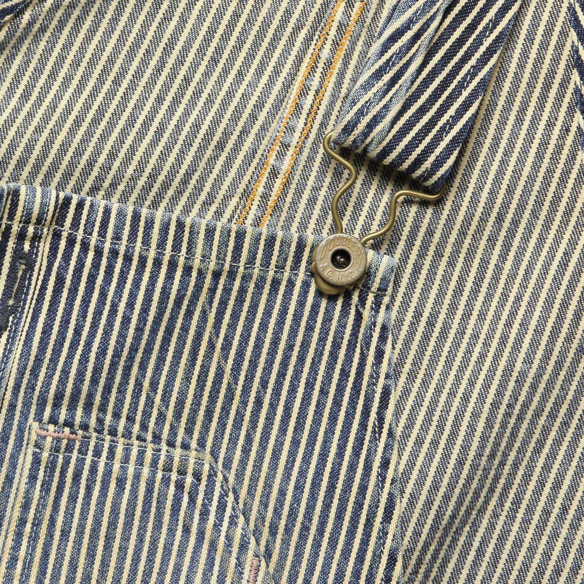 Westridge Patchwork Overall - Indigo Ticking Stripe - RRL - STAG Provisions - Pants - Jumpsuit