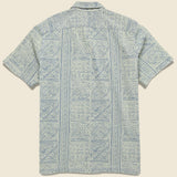 Bandana Print Jersey Camp Shirt - Indigo/Cream - RRL - STAG Provisions - Tops - S/S Woven - Other Pattern