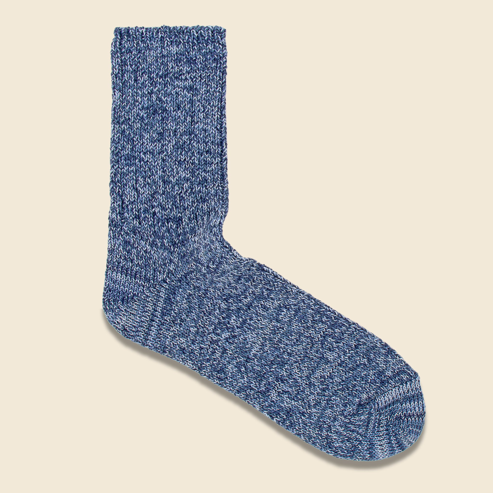 
                          Denim Tone Ankle Sock - Ice Blue - RoToTo - STAG Provisions - Accessories - Socks
                        