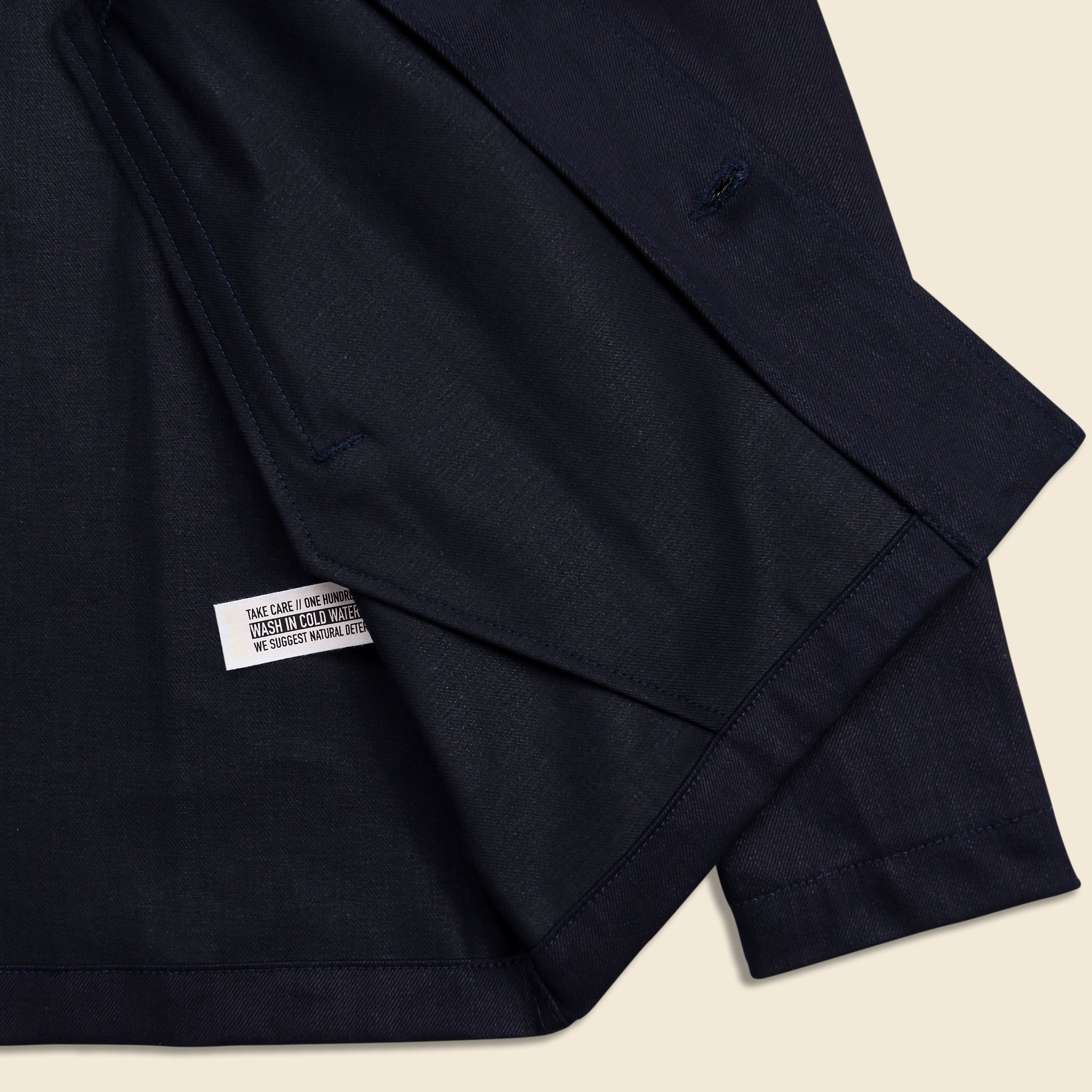 
                          Denim Peacoat - Indigo - Rogue Territory - STAG Provisions - Outerwear - Coat / Jacket
                        