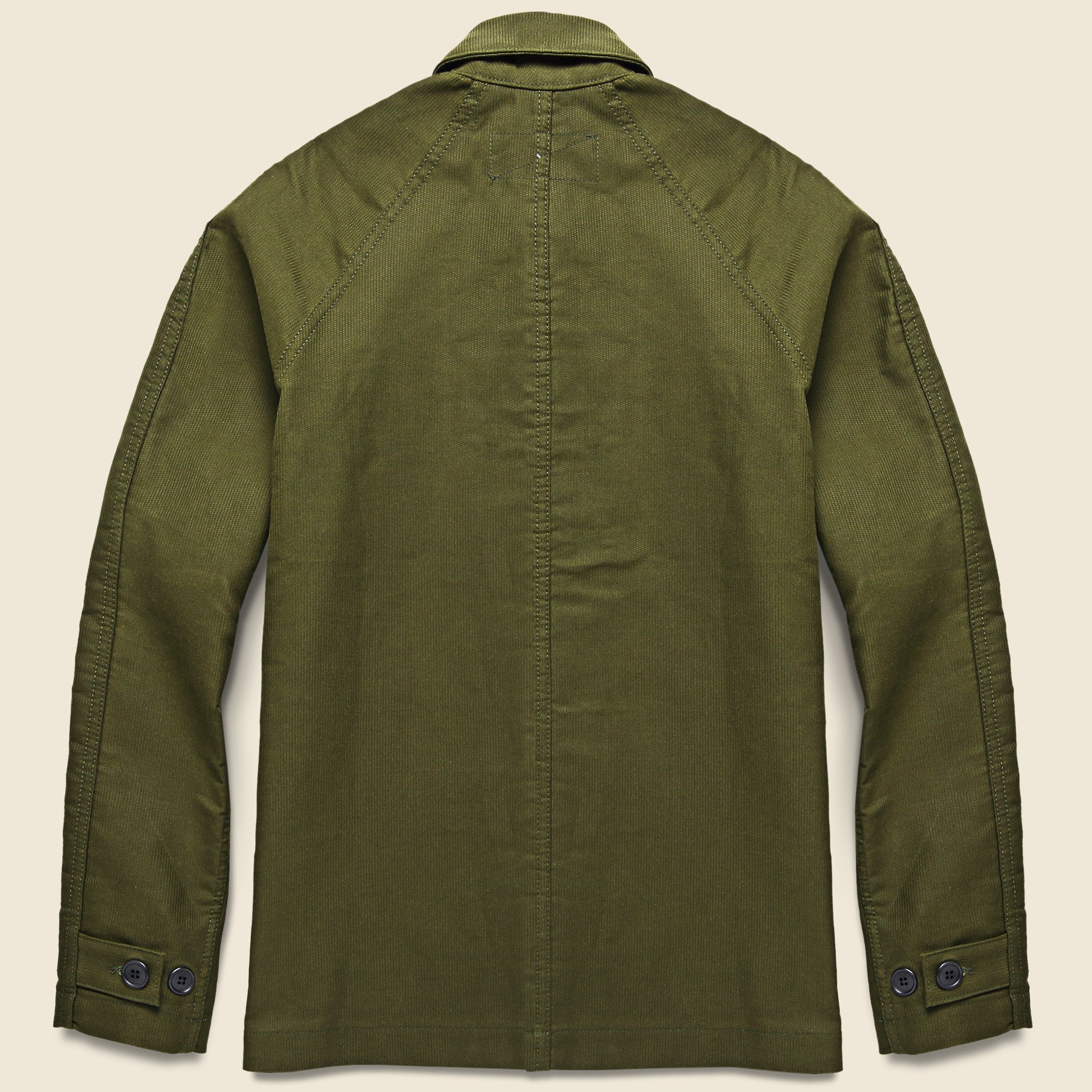 
                          Jungle Cloth Peacoat - Olive - Rogue Territory - STAG Provisions - Outerwear - Coat / Jacket
                        
