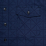 Sashiko Oxford Workshirt - Navy - Rogue Territory - STAG Provisions - Tops - L/S Woven - Other Pattern