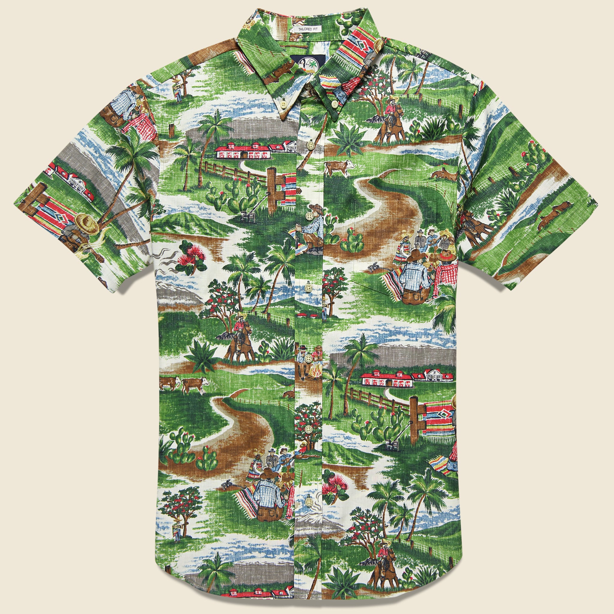 Aloha Amigos - Green - Reyn Spooner - STAG Provisions - Tops - S/S Woven - Other Pattern