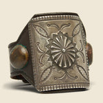 Wheel & Crescents Ketoh - Leather/Sterling - Smith Bros. Trading Co. - STAG Provisions - Accessories - Cuffs