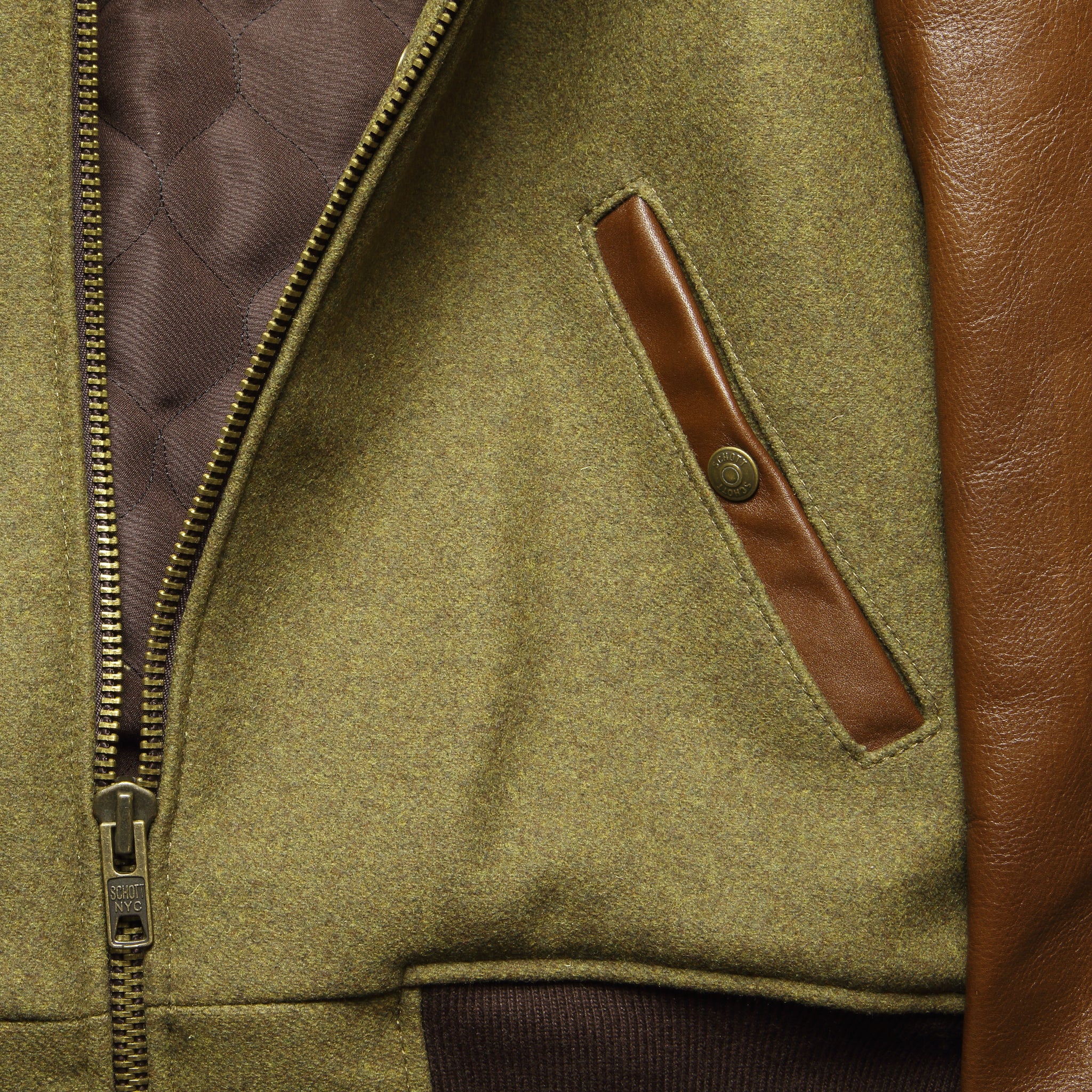 
                          B-15 Wool Jacket - Olive - Schott - STAG Provisions - Outerwear - Coat / Jacket
                        