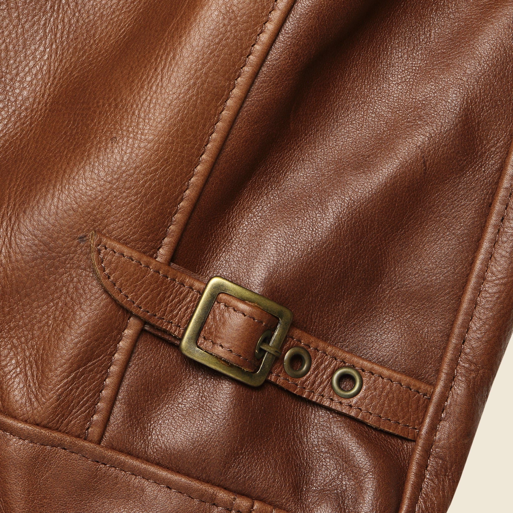 
                          Waxy Antique Cowhide Moto Jacket - Luggage - Schott - STAG Provisions - Outerwear - Coat / Jacket
                        