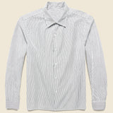 Yarn Dye Haven Workshirt - Black Stripe - Save Khaki - STAG Provisions - Tops - L/S Woven - Stripe