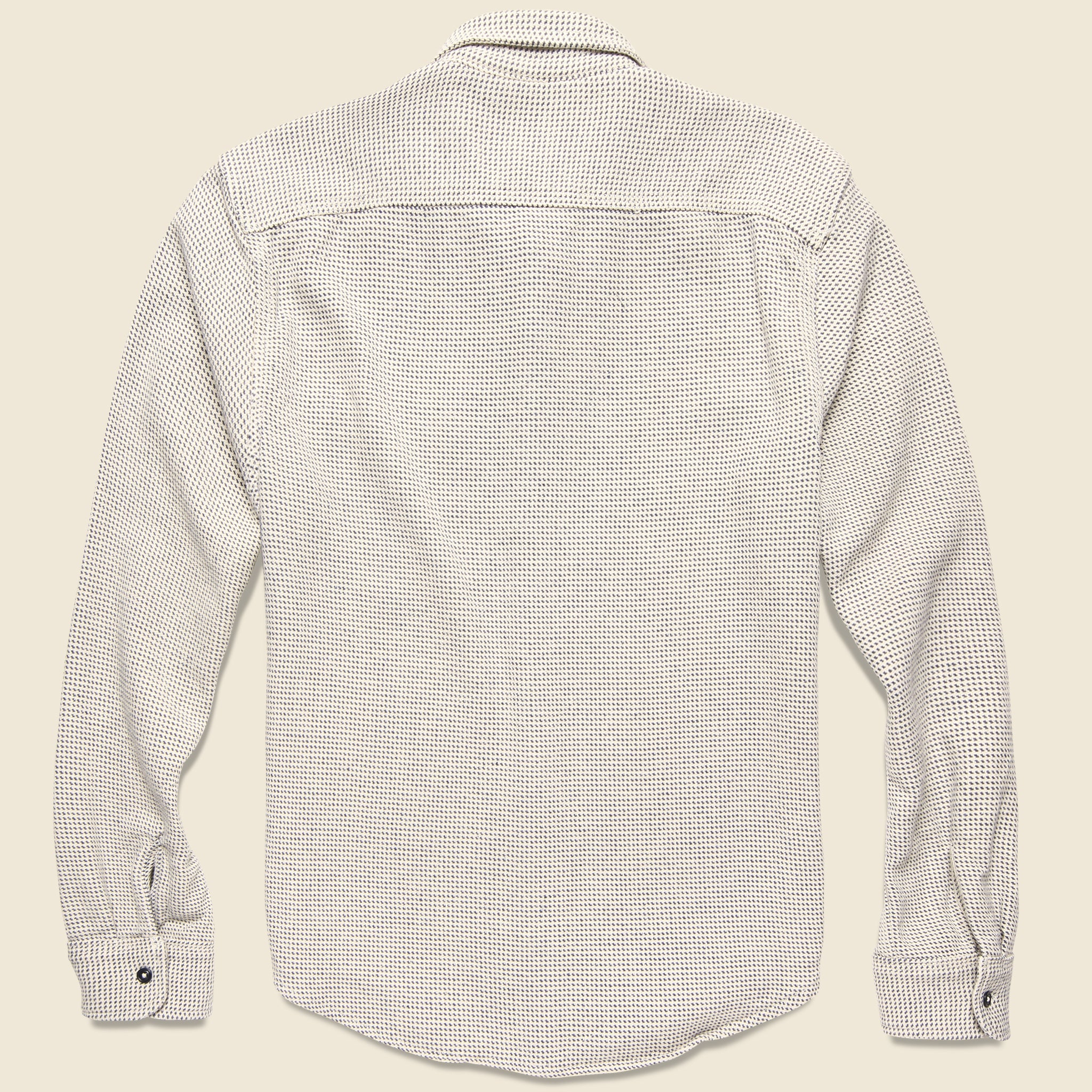 
                          Blanket Twill Overshirt - Chambray Stripe - Save Khaki - STAG Provisions - Tops - L/S Woven - Overshirt
                        