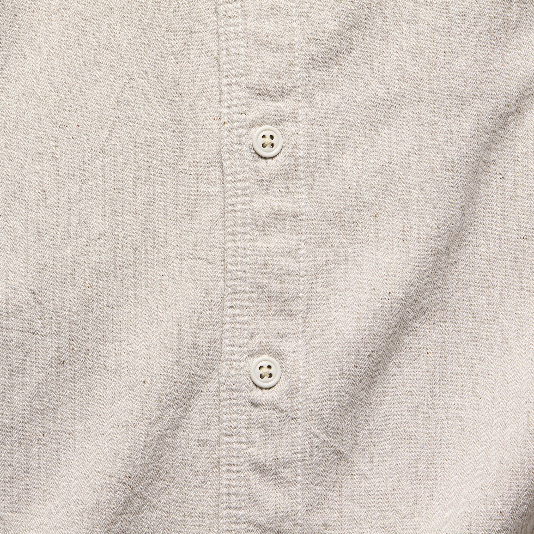 
                          Herringbone Overshirt - White - Save Khaki - STAG Provisions - Tops - L/S Woven - Solid
                        