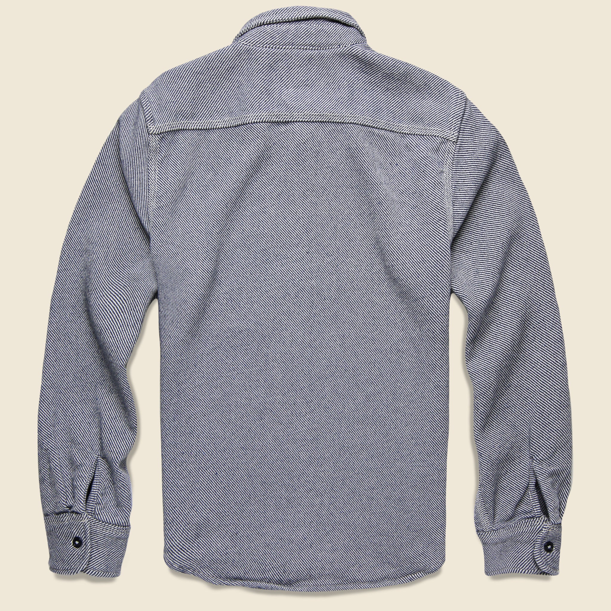 Blanket Twill Overshirt - Chambray - Save Khaki - STAG Provisions - Tops - L/S Woven - Overshirt