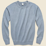 Pigment Dye Supima Fleece Sweatshirt - Storm - Save Khaki - STAG Provisions - Tops - Fleece / Sweatshirt
