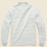 Marine Stripe Twill Warm Up Jacket - Stone - Save Khaki - STAG Provisions - Outerwear - Coat / Jacket